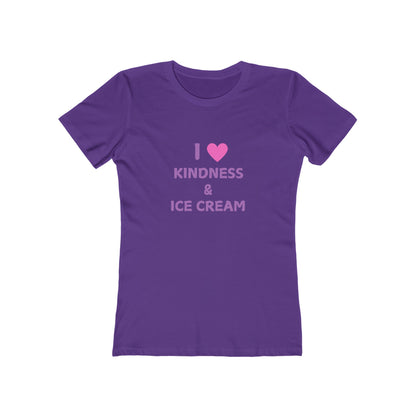 I Love Kindness & Ice Cream2 - Women's T-shirt