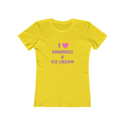 I Love Kindness & Ice Cream2 - Women's T-shirt