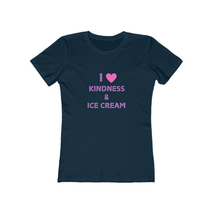 I Love Kindness & Ice Cream2 - Women's T-shirt