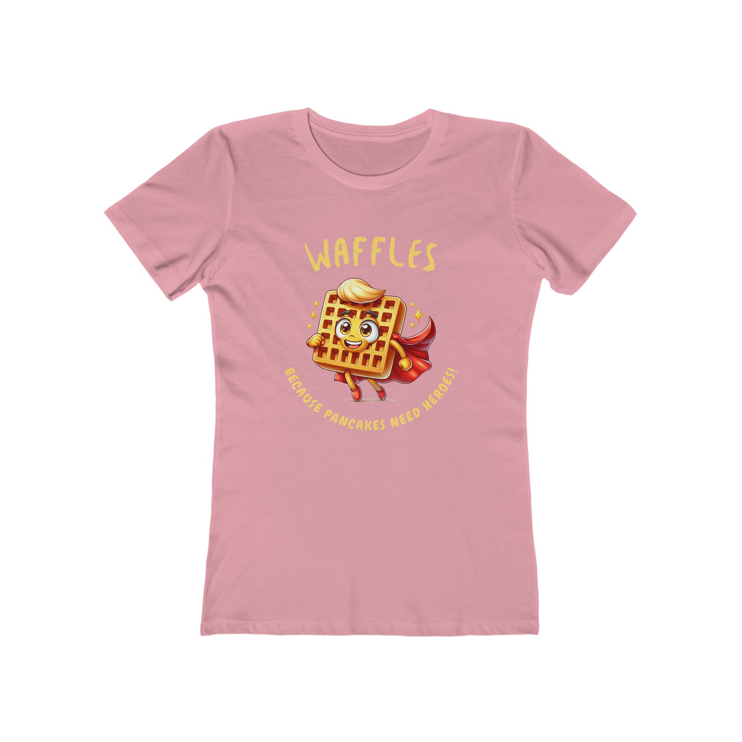 Waffles, Because Pancakes Need Heros - Women's T-shirt