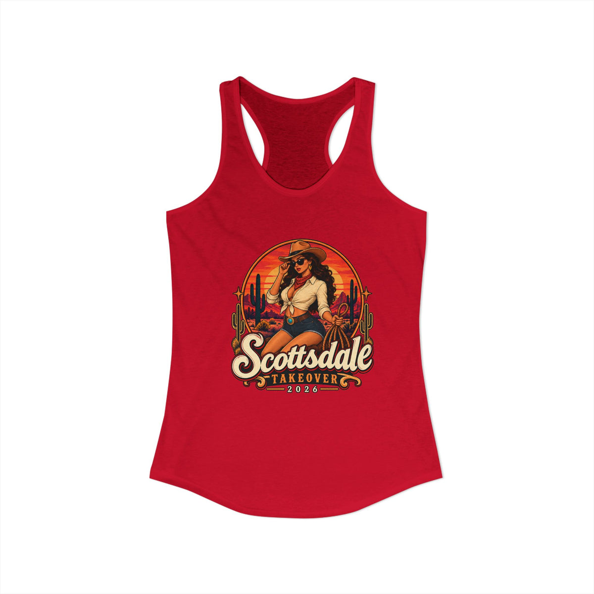 Scottsdale Takeover 2026 - Women's Ideal Racerback Tank