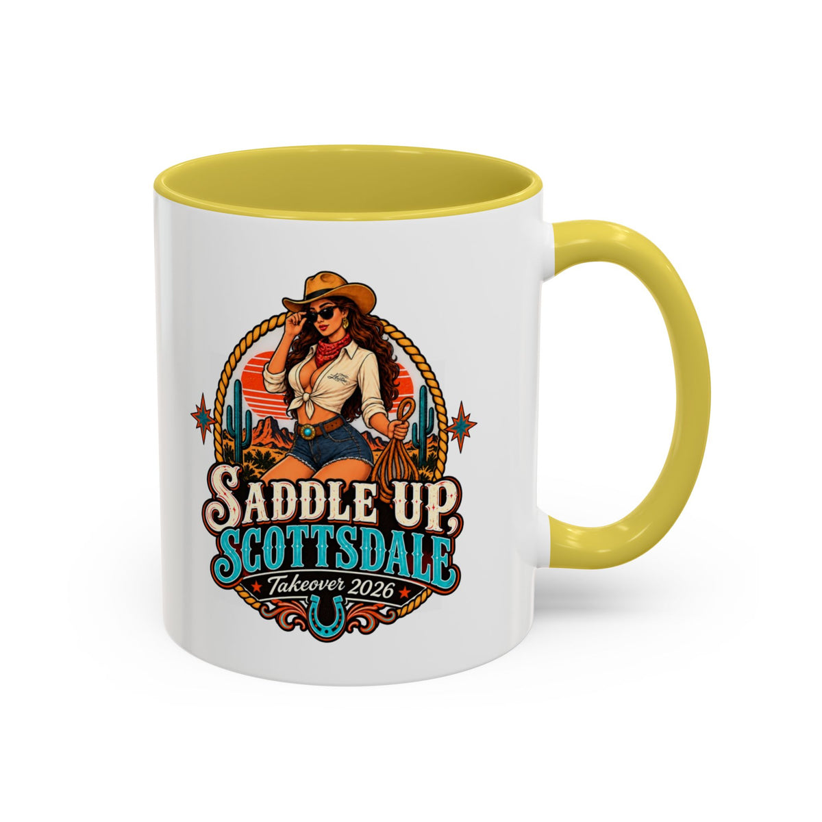 Saddle Up Scottsdale - Colorful Ceramic Mug