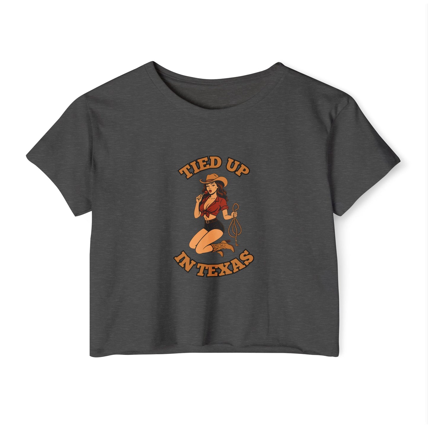 Tied Up in Texas - Women's Festival Crop Top