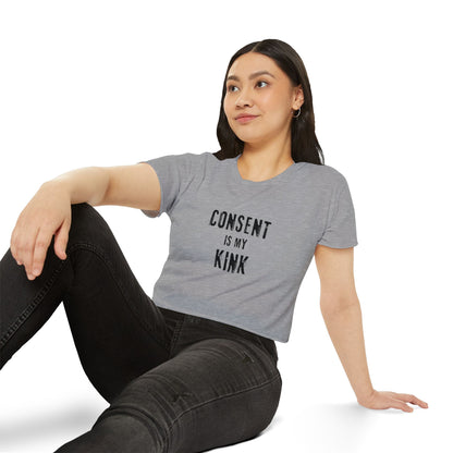 Consent is my Kink - Women's Festival Crop Top
