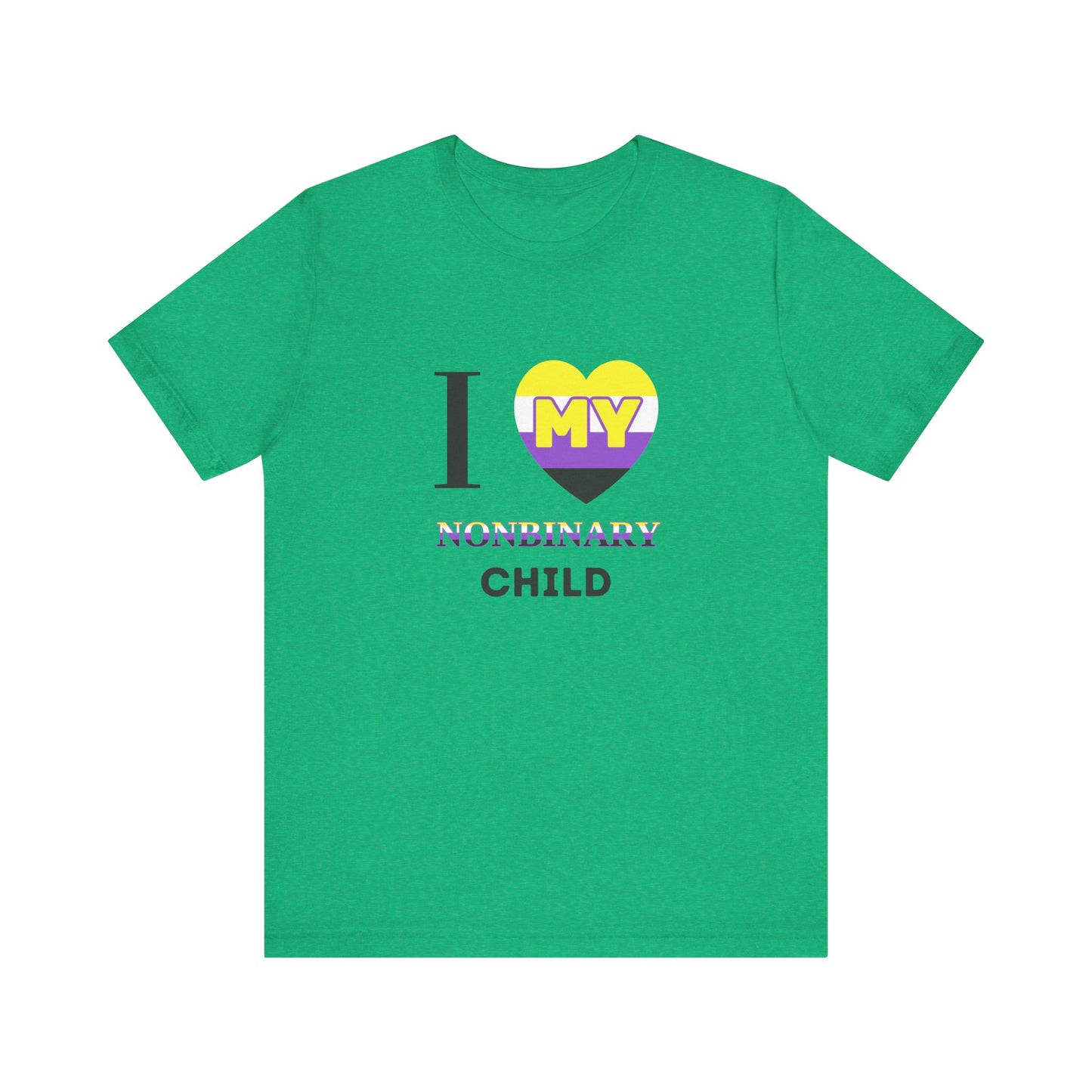 I Heart my Nonbinary Child - Unisex T-Shirt