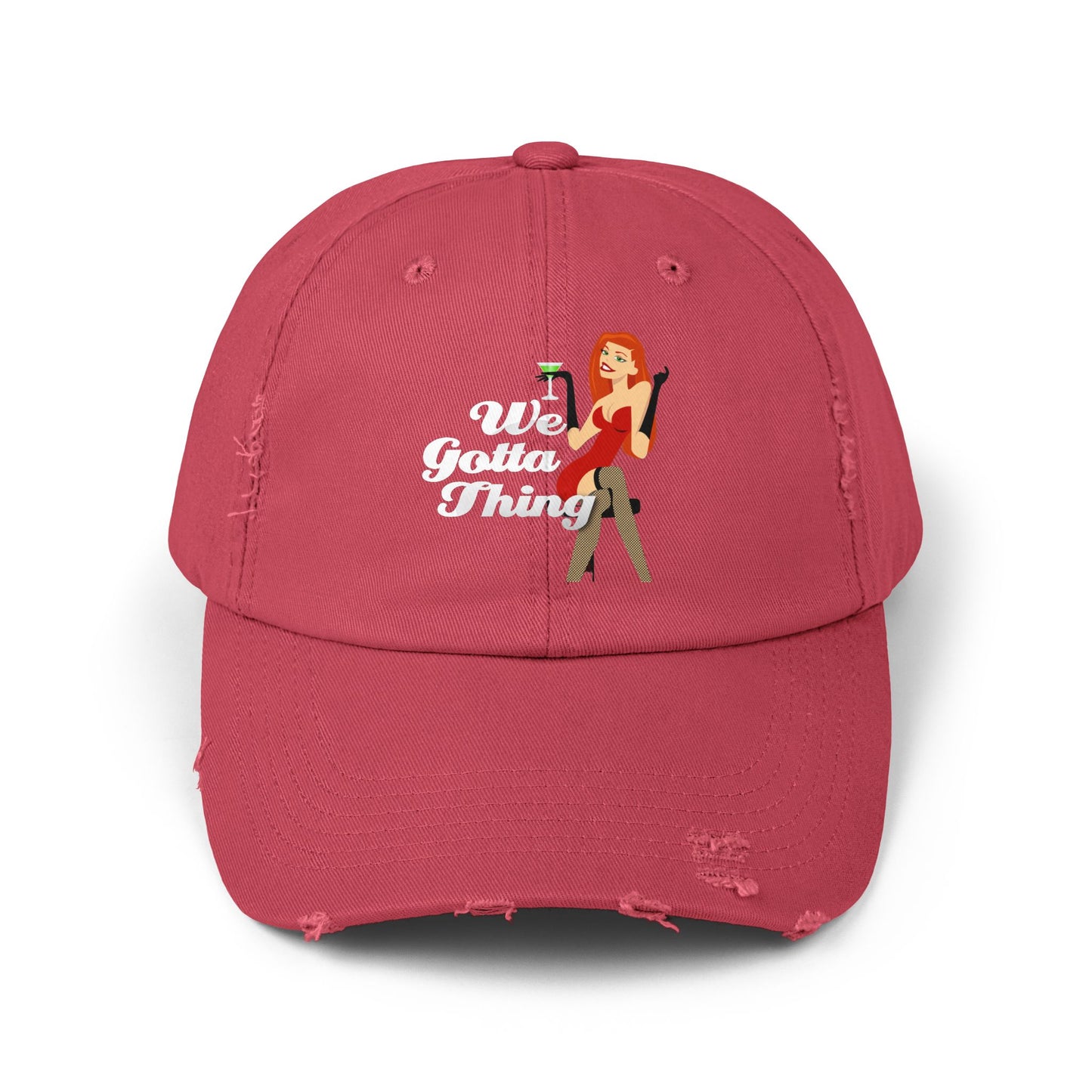 We Gotta Thing - Unisex Distressed Cap