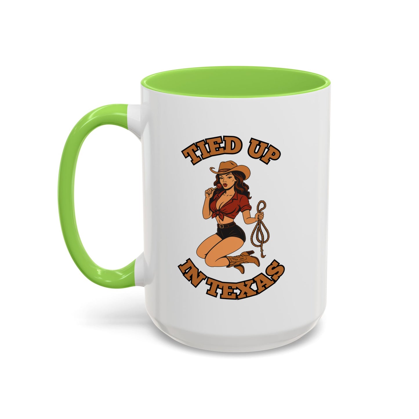 Tied up in Texas - Colorful Ceramic Mug