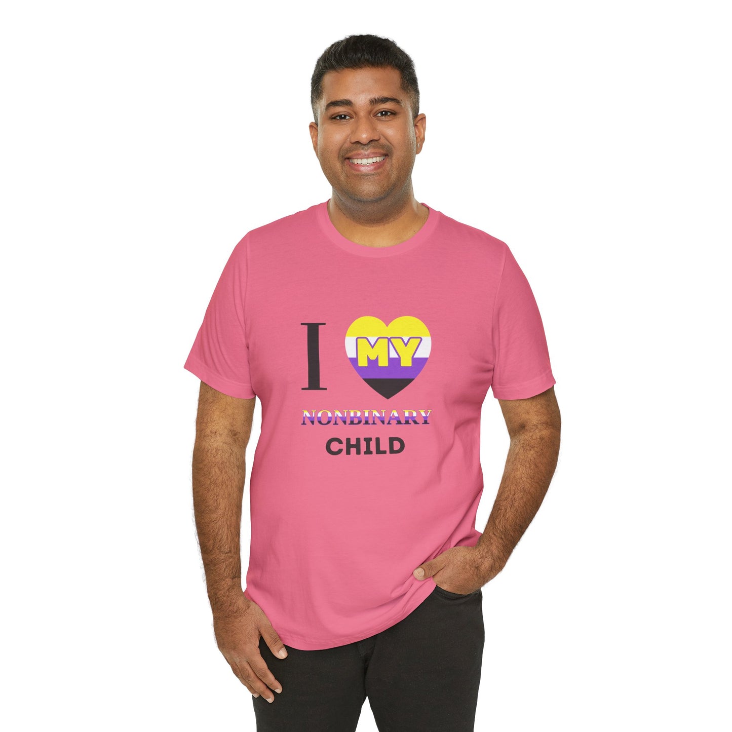 I Heart my Nonbinary Child - Unisex T-Shirt