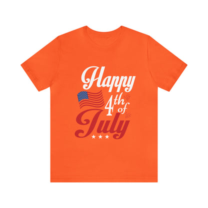 Happy 4th of July Flag - Unisex T-Shirt