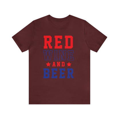 Red Wine And Beer - Unisex T-Shirt