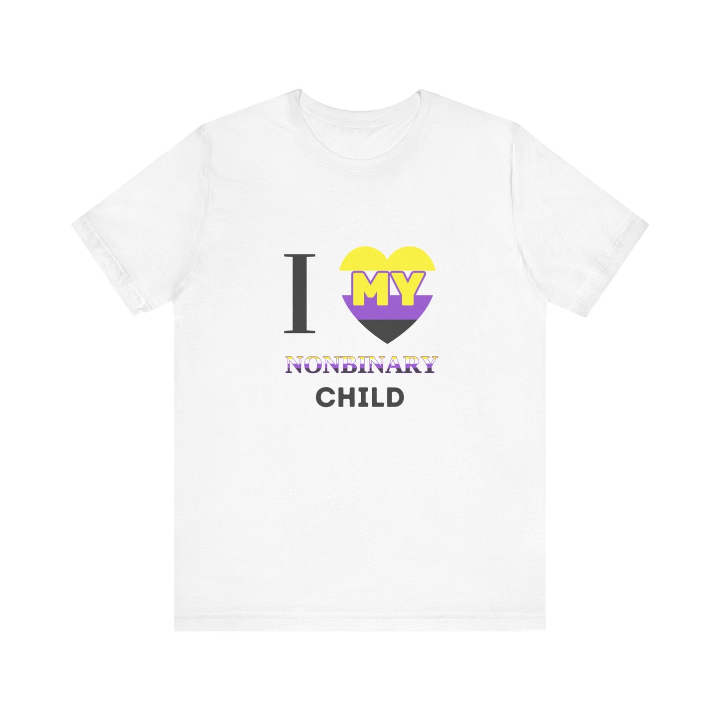 I Heart my Nonbinary Child - Unisex T-Shirt