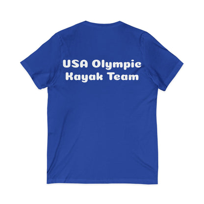 Motley Crew, Linda J - Unisex Jersey V-Neck T-Shirt