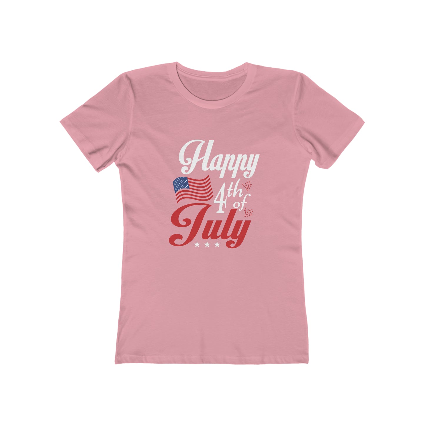 Happy 4th of July Flag - Women's T-shirt