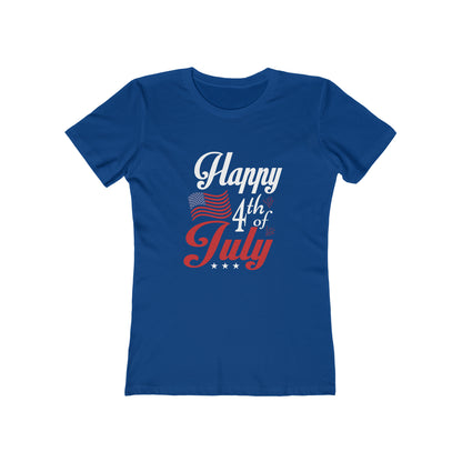 Happy 4th of July Flag - Women's T-shirt