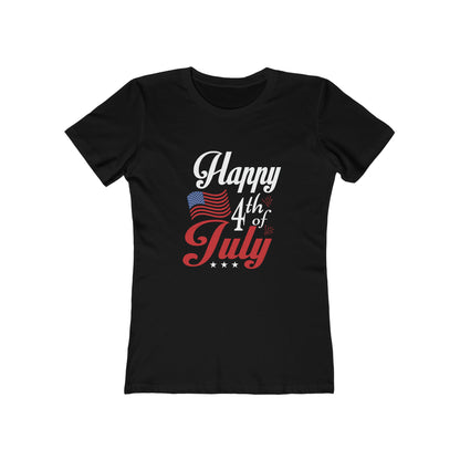 Happy 4th of July Flag - Women's T-shirt