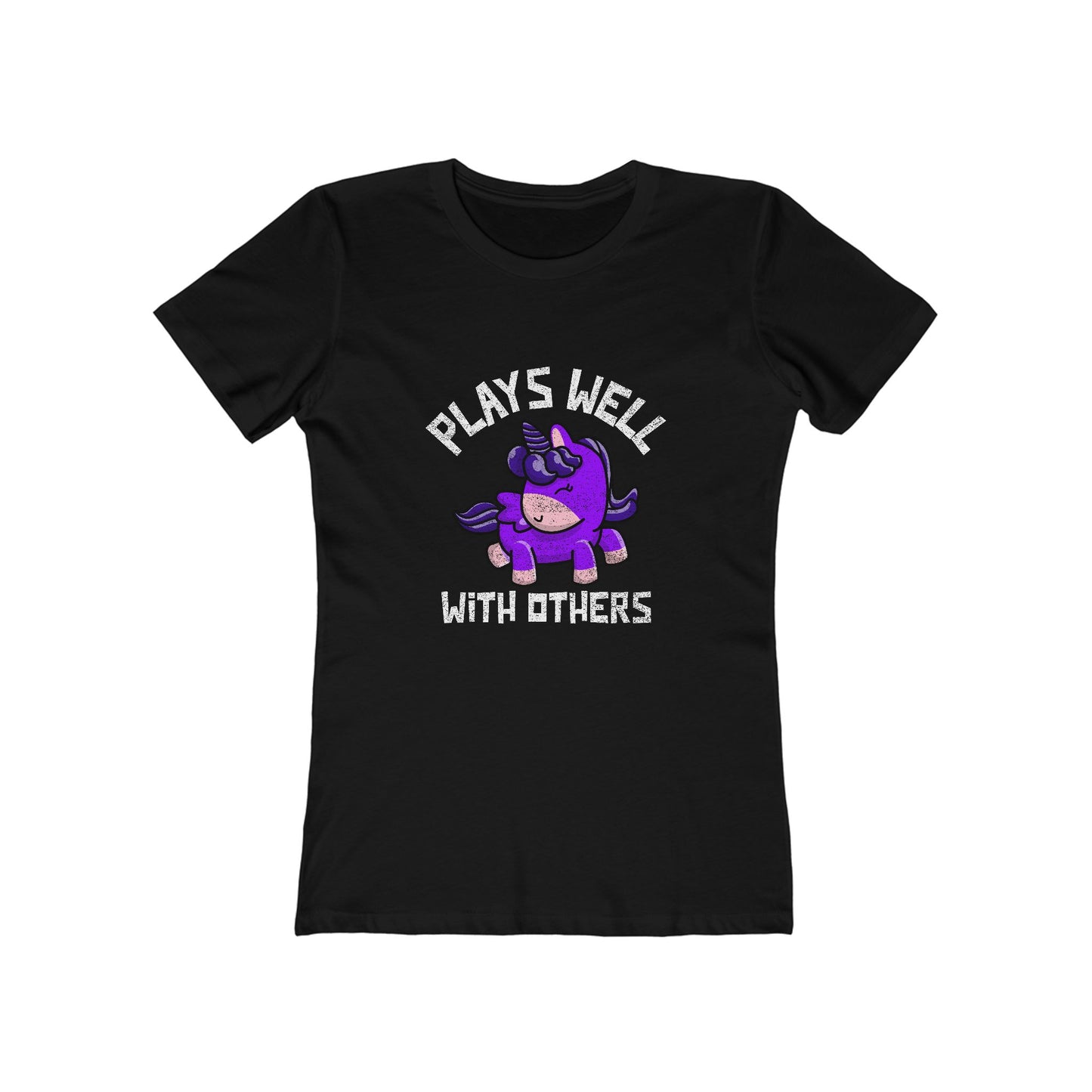 Plays Well With Others (Unicorn) - Women's T-shirt