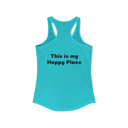 Motley Crew, Claudia S 2: Happy Place - Women's Ideal Racerback Tank
