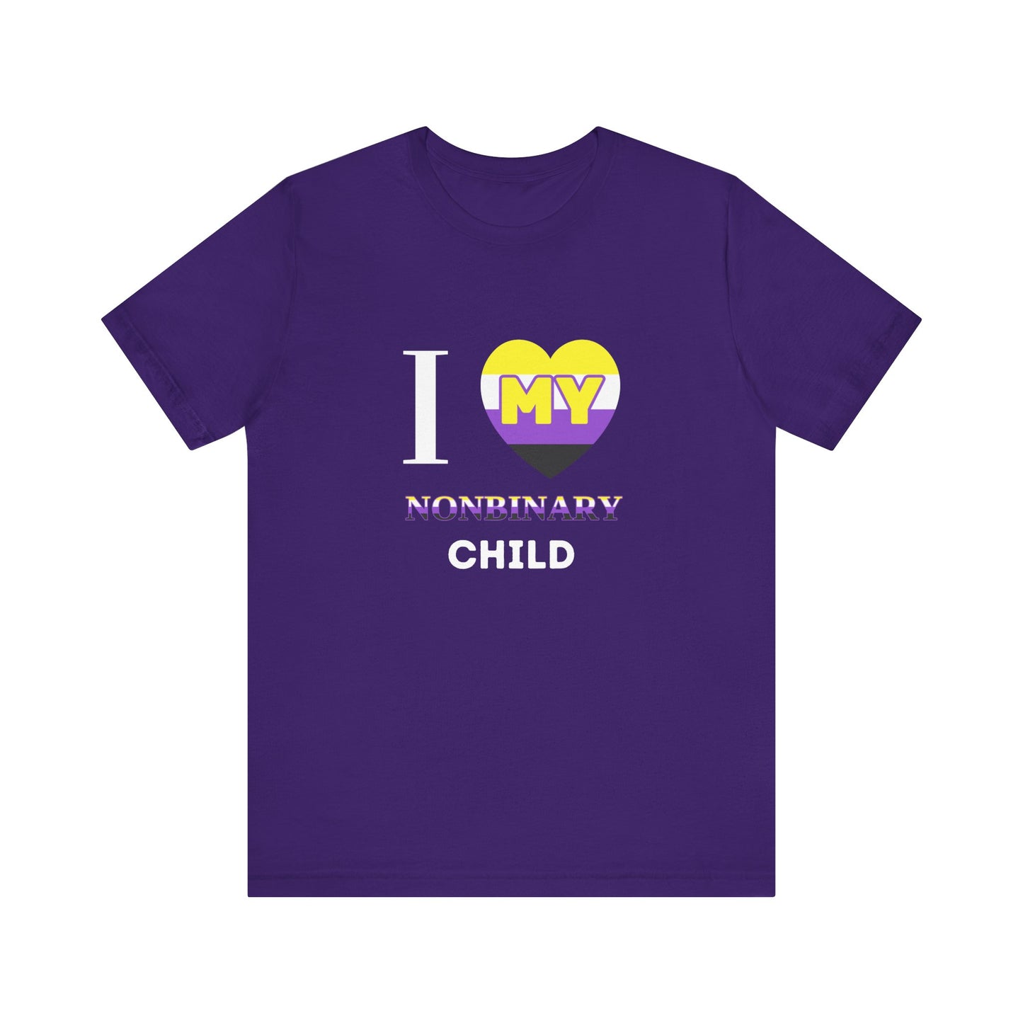 I Heart my Nonbinary Child - Unisex T-Shirt