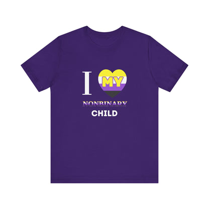 I Heart my Nonbinary Child - Unisex T-Shirt