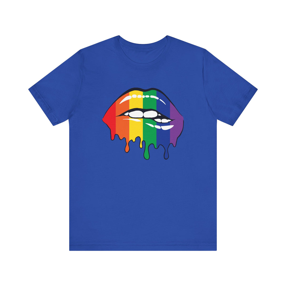 Biting Lips Rainbow Pride - Unisex T-Shirt