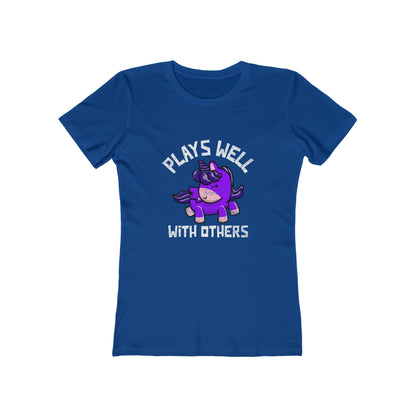 Plays Well With Others (Unicorn) - Women's T-shirt
