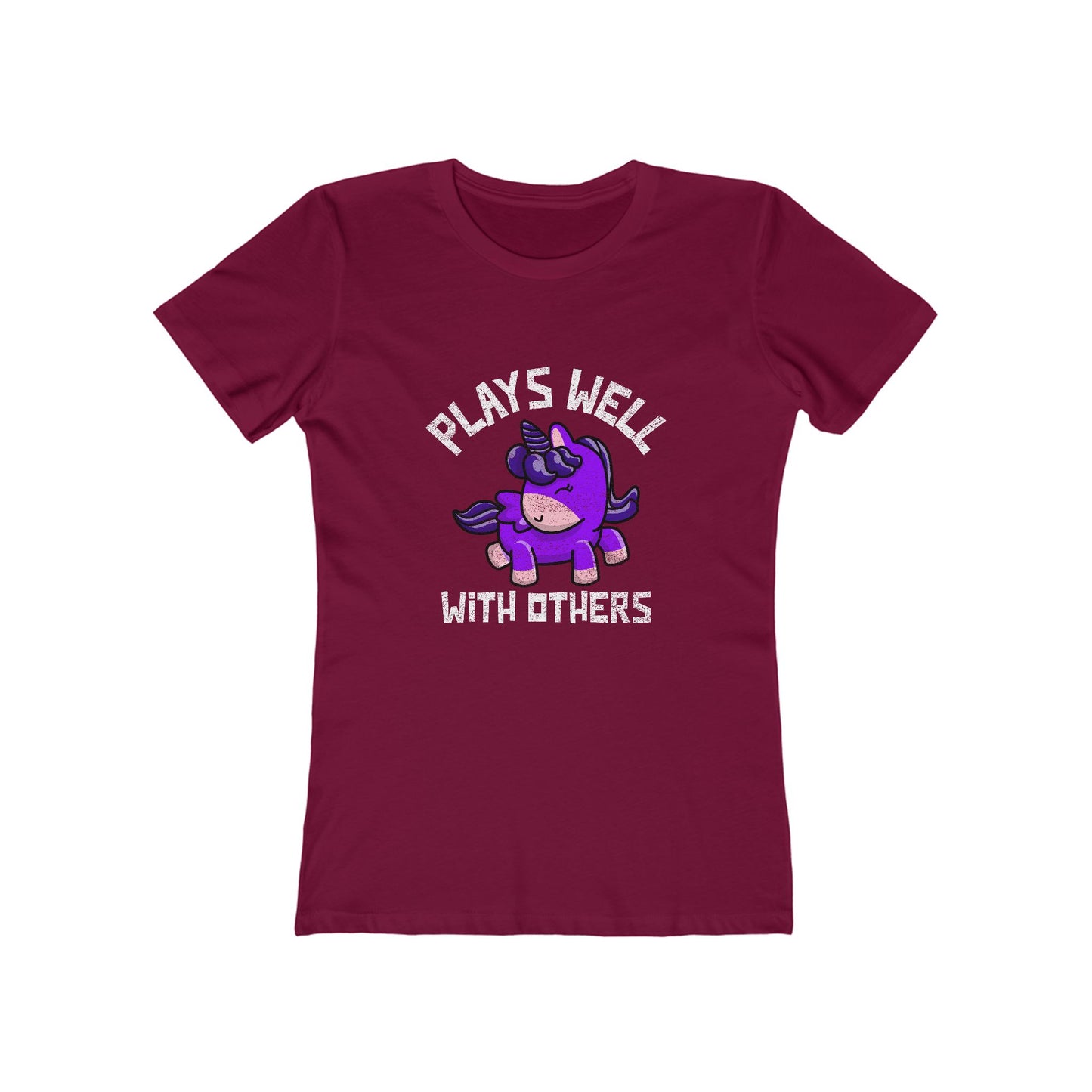 Plays Well With Others (Unicorn) - Women's T-shirt