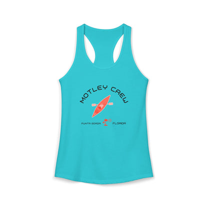 Motley Crew, Nancy Woods - Women's Ideal Racerback Tank