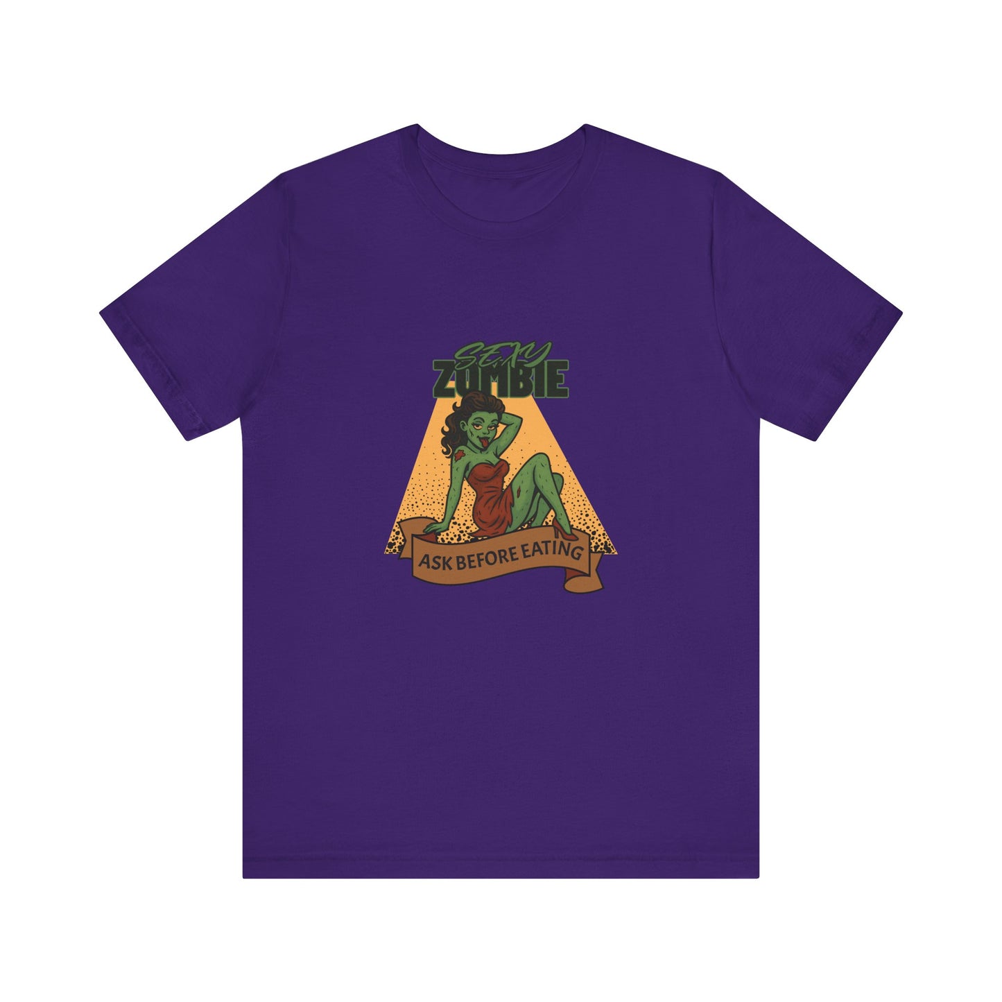 Sexy Zombie Ask Before Eating - Unisex T-Shirt