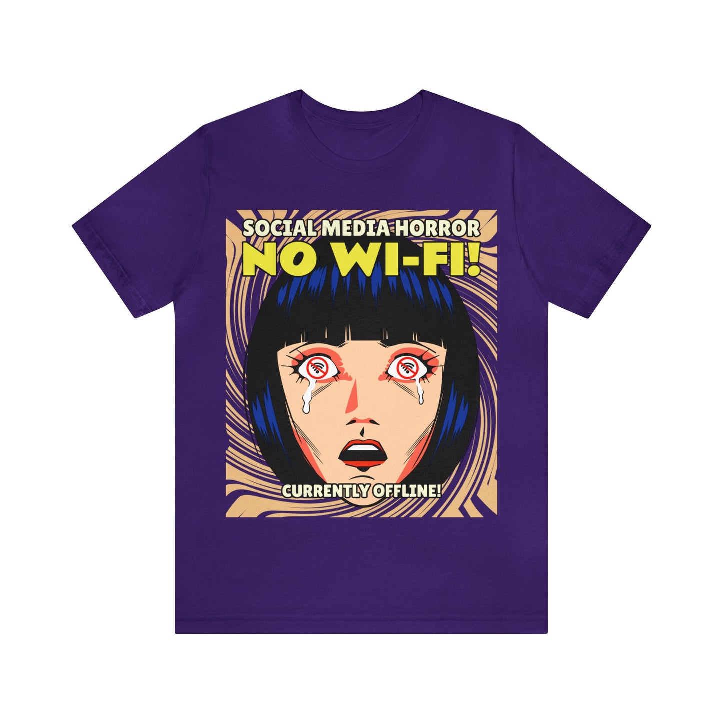 Social Media Horror No Wi-Fi - Unisex T-Shirt