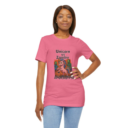 Unicorn vs Zombie Apocalypse - Unisex T-Shirt
