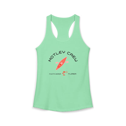 Motley Crew, Claudia S - Women's Ideal Racerback Tank