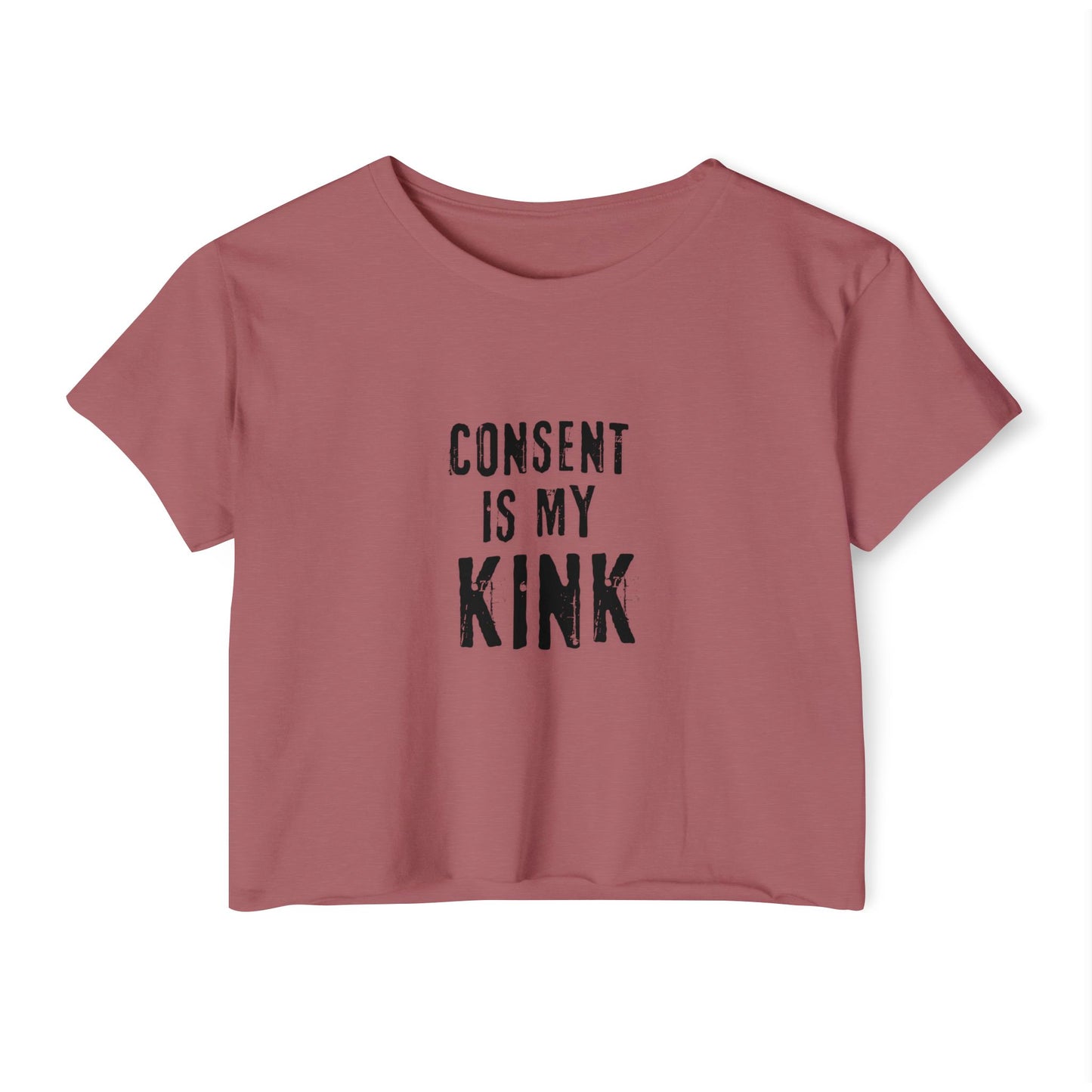 Consent is my Kink - Women's Festival Crop Top