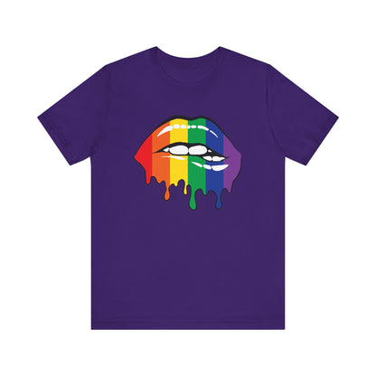 Biting Lips Rainbow Pride - Unisex T-Shirt