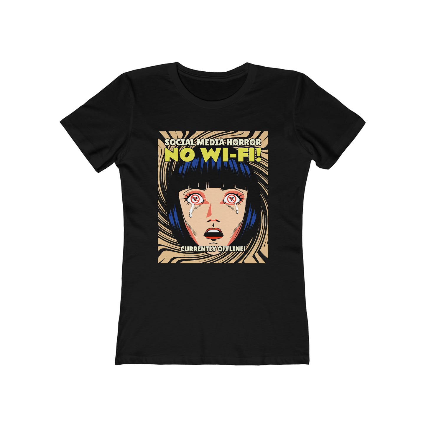 Social Media Horror No Wi-Fi - Women's T-shirt