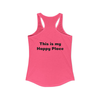 Motley Crew, Claudia S 2: Happy Place - Women's Ideal Racerback Tank