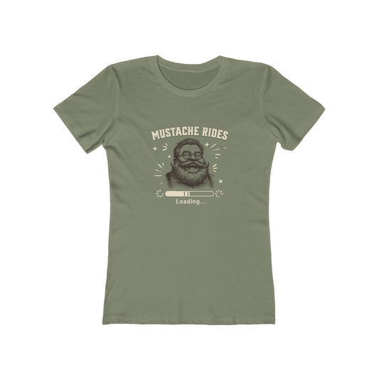 Mustache Rides Loading - Women's T-shirt