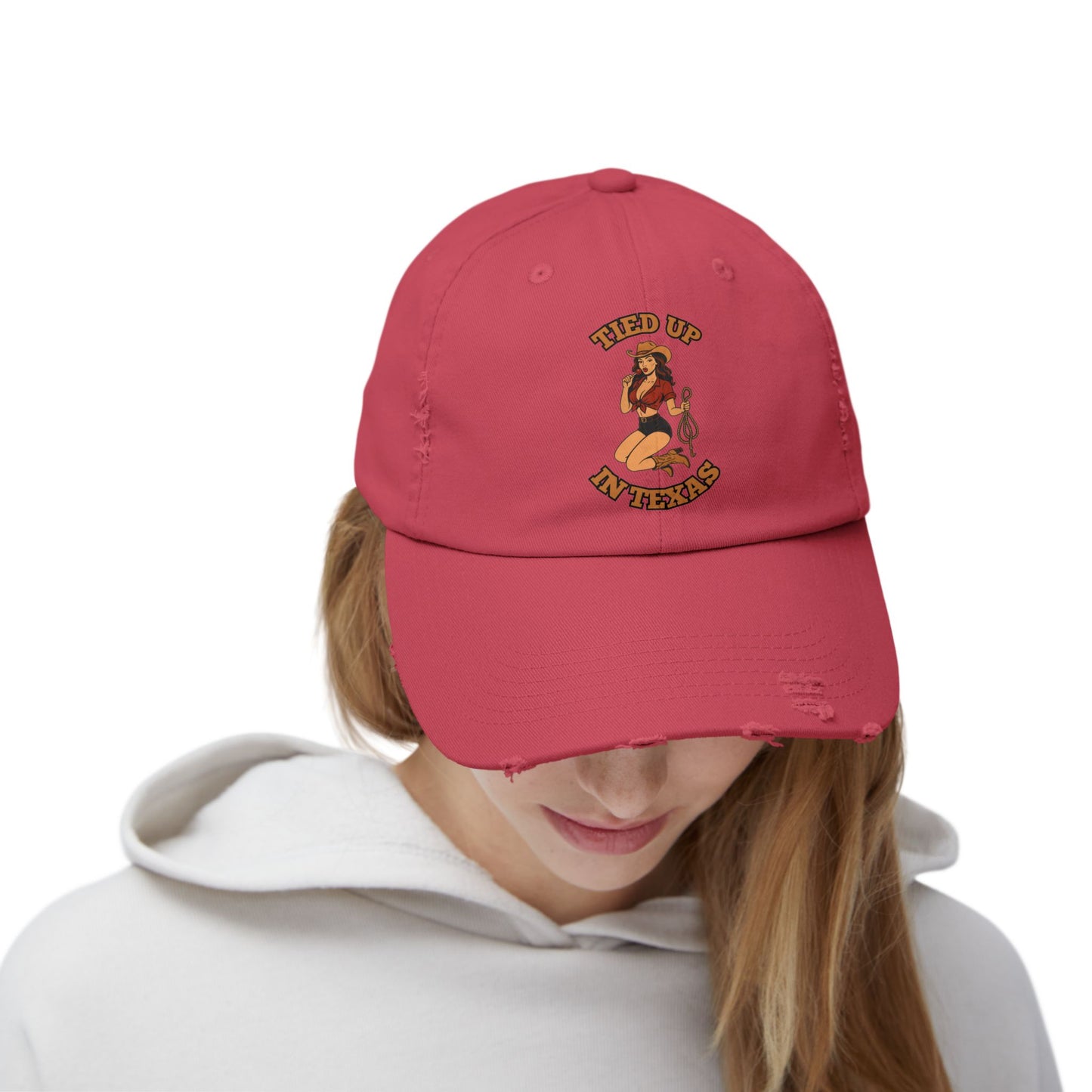 Tied Up in Texas - Distressed Cap