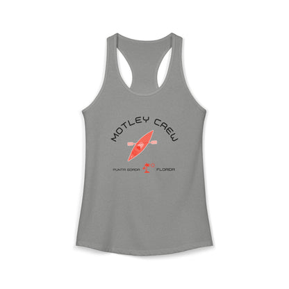 Motley Crew, Claudia S - Women's Ideal Racerback Tank
