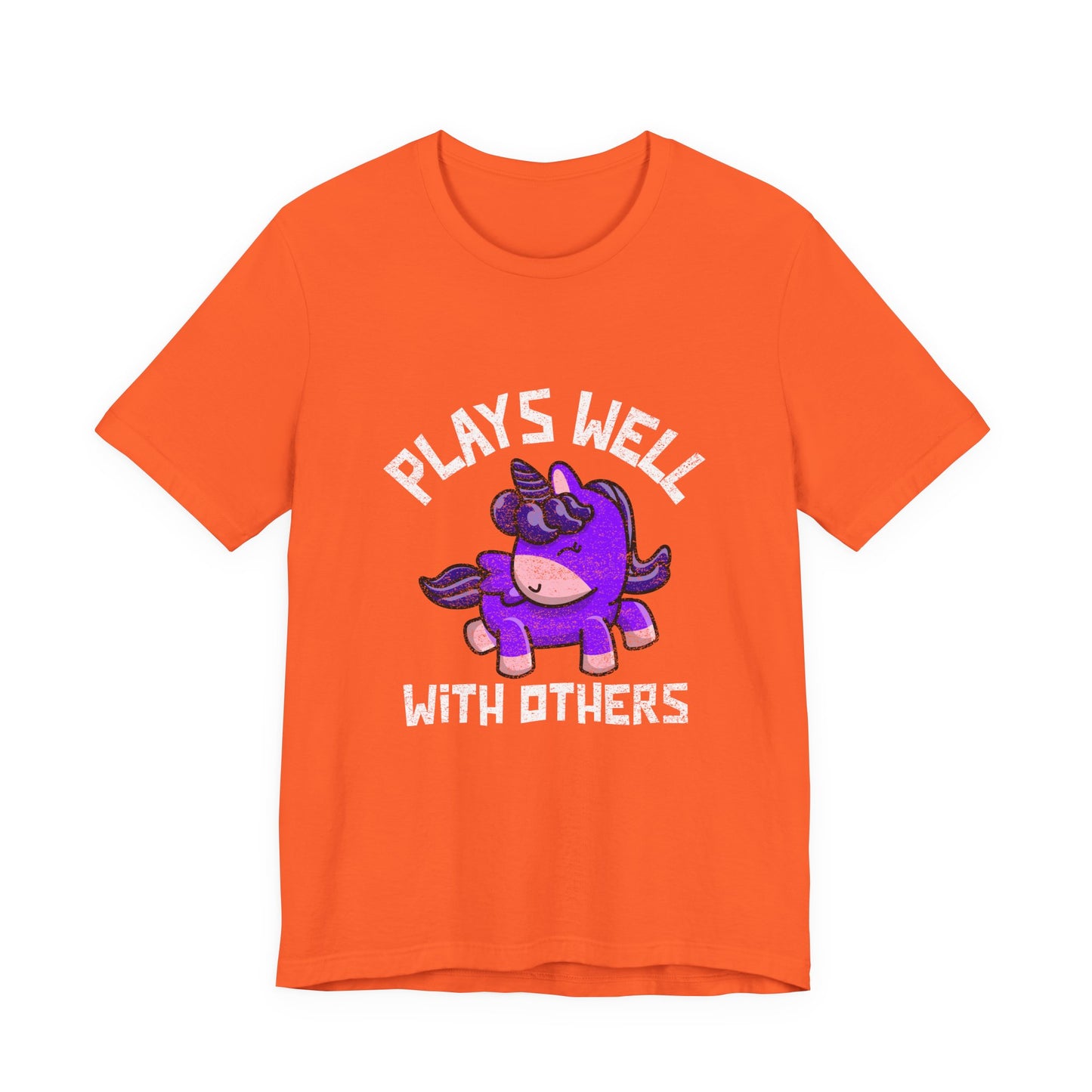 Plays Well With Others (Unicorn) - Unisex T-Shirt