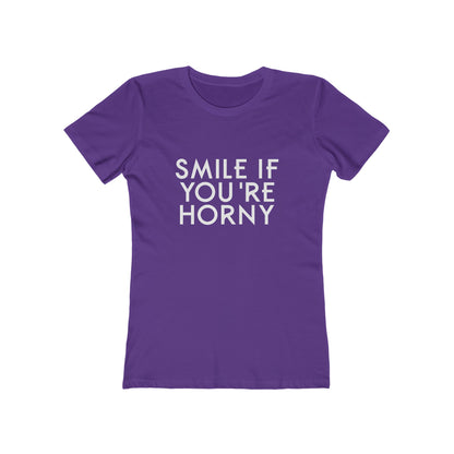 Smile If You're Horny - Women's T-shirt