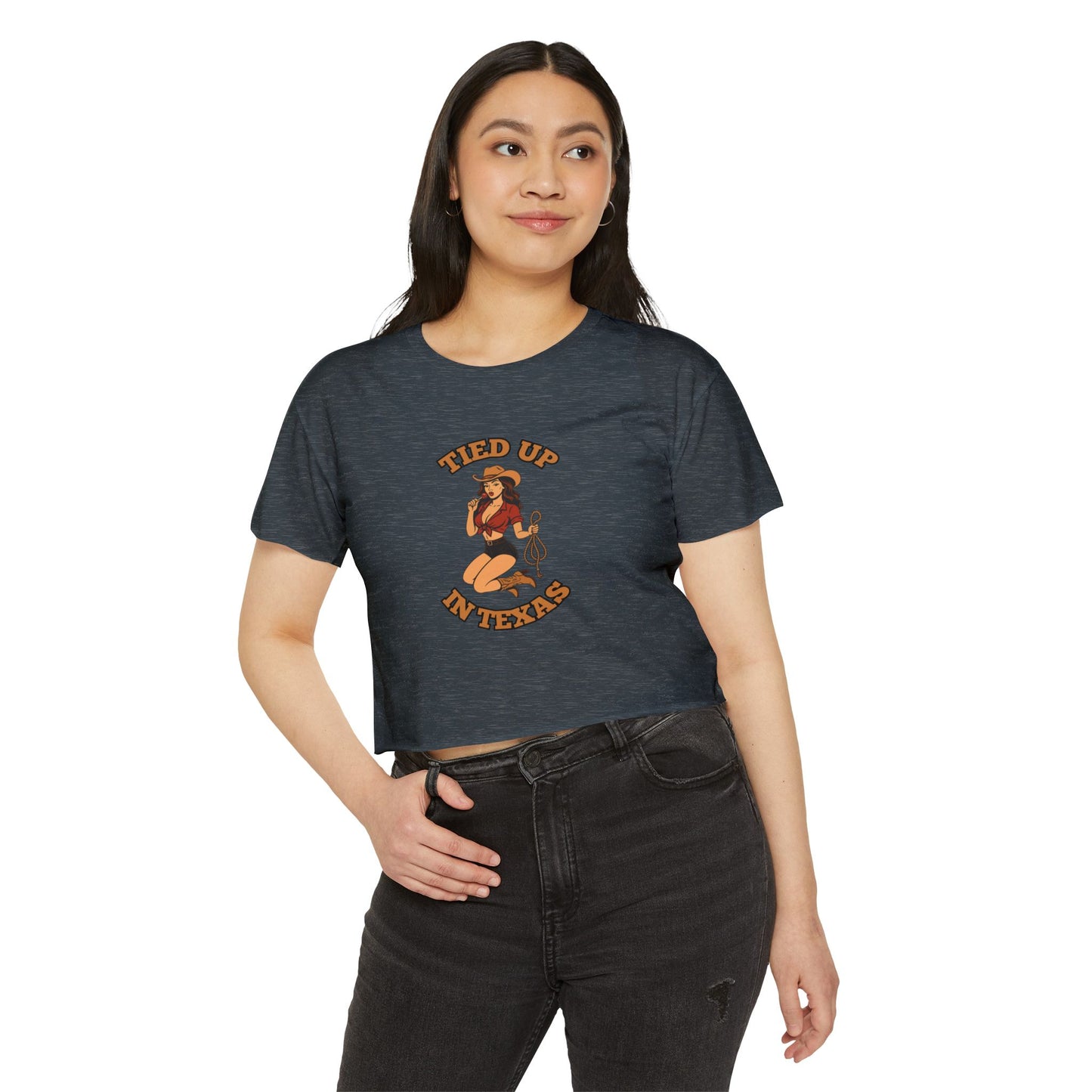 Tied Up in Texas - Women's Festival Crop Top