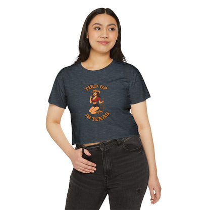 Tied Up in Texas - Women's Festival Crop Top