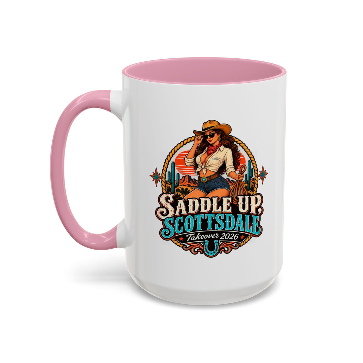 Saddle Up Scottsdale - Colorful Ceramic Mug