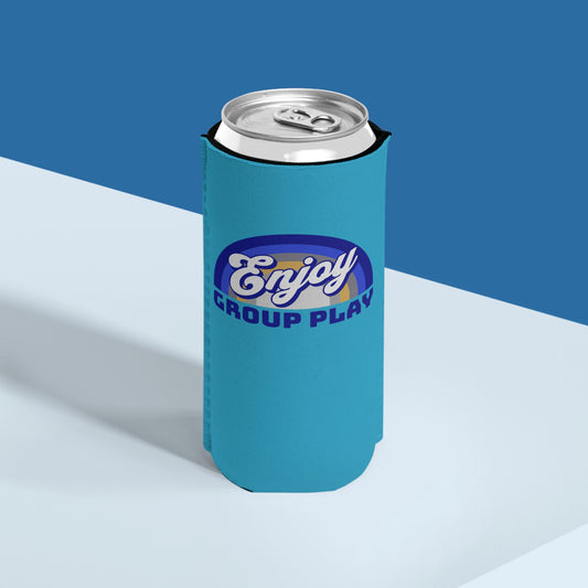 Enjoy Group Play - Slim Can Koozie