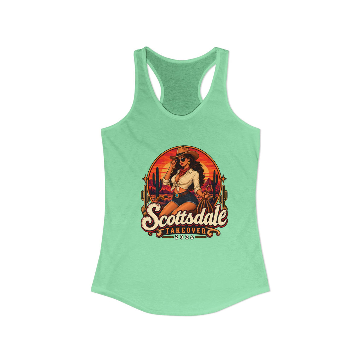 Scottsdale Takeover 2026 - Women's Ideal Racerback Tank