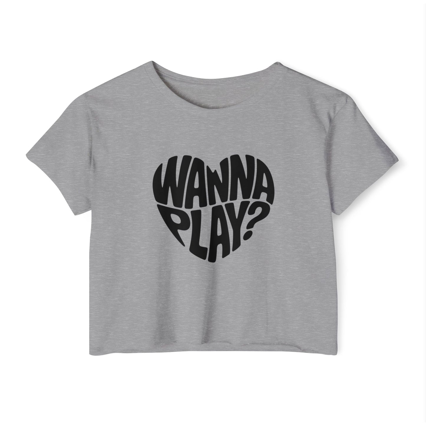 Wanna Play? - Women's Festival Crop Top