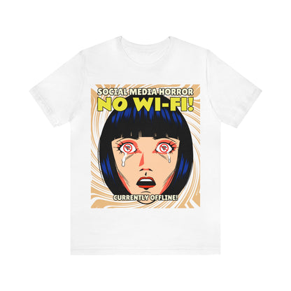 Social Media Horror No Wi-Fi - Unisex T-Shirt