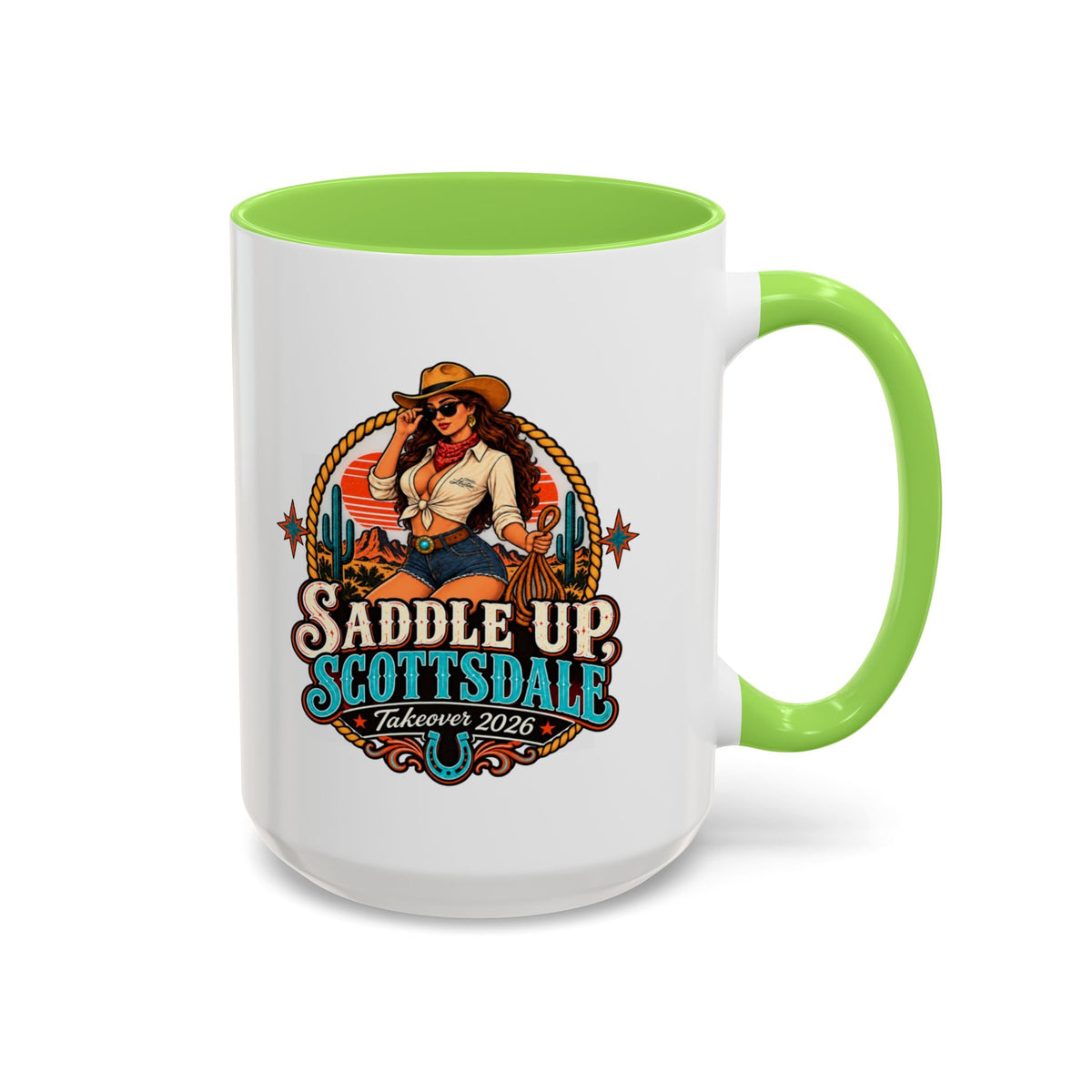 Saddle Up Scottsdale - Colorful Ceramic Mug