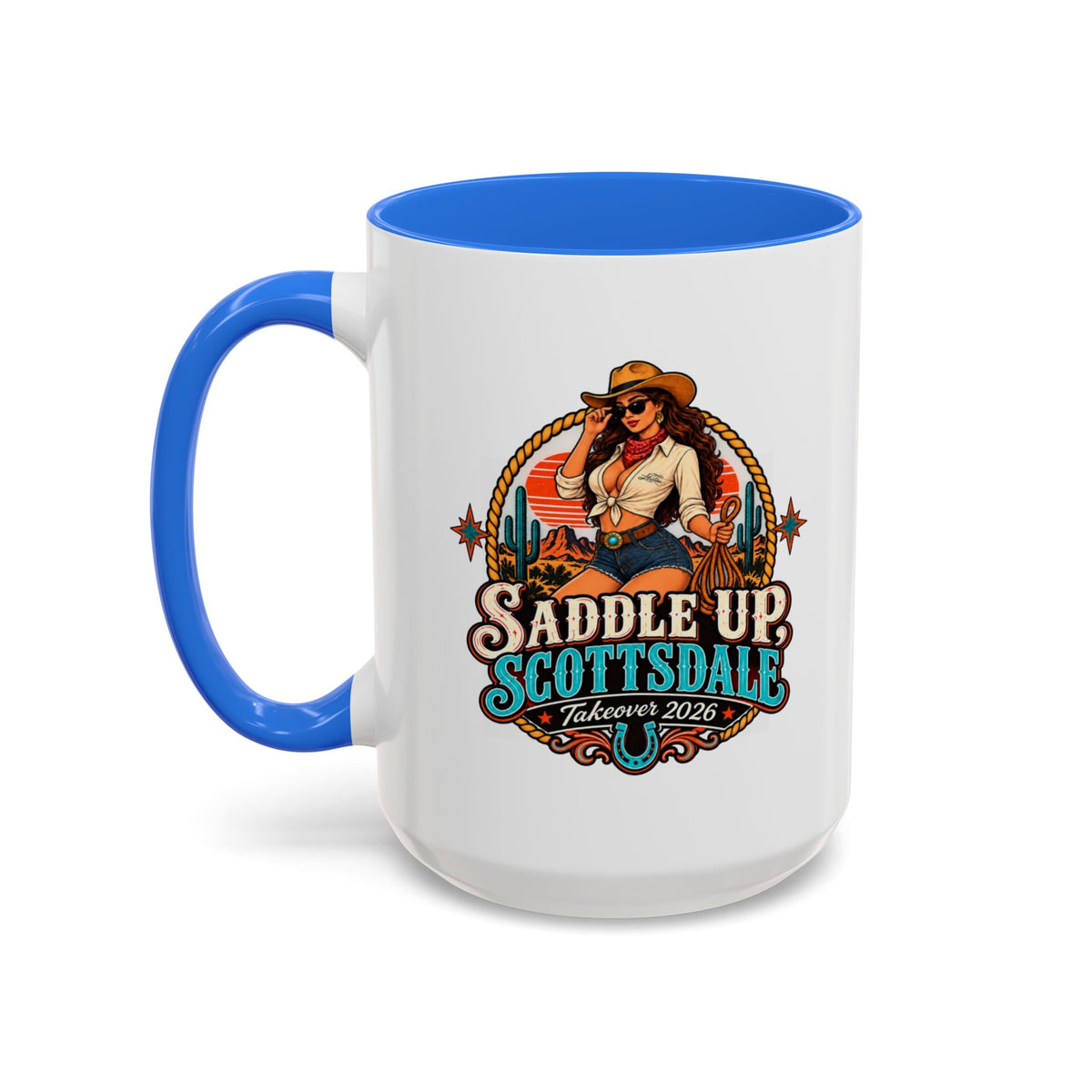 Saddle Up Scottsdale - Colorful Ceramic Mug