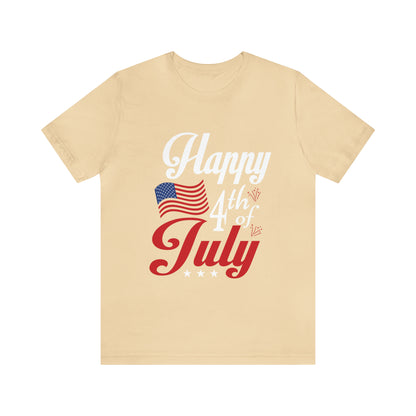 Happy 4th of July Flag - Unisex T-Shirt